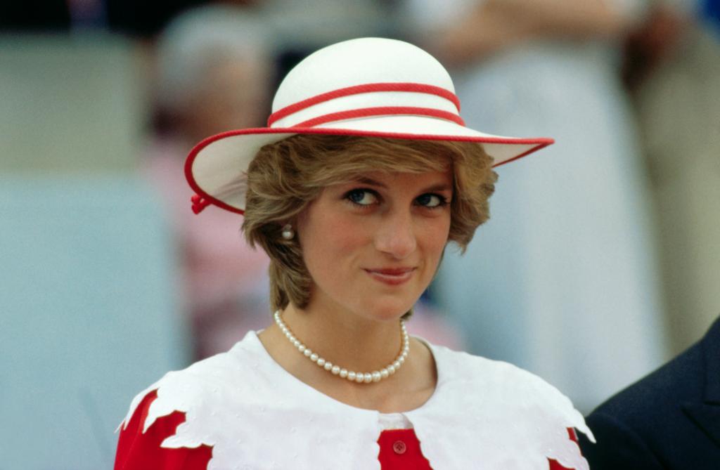 Princess Diana in Alberta. 
