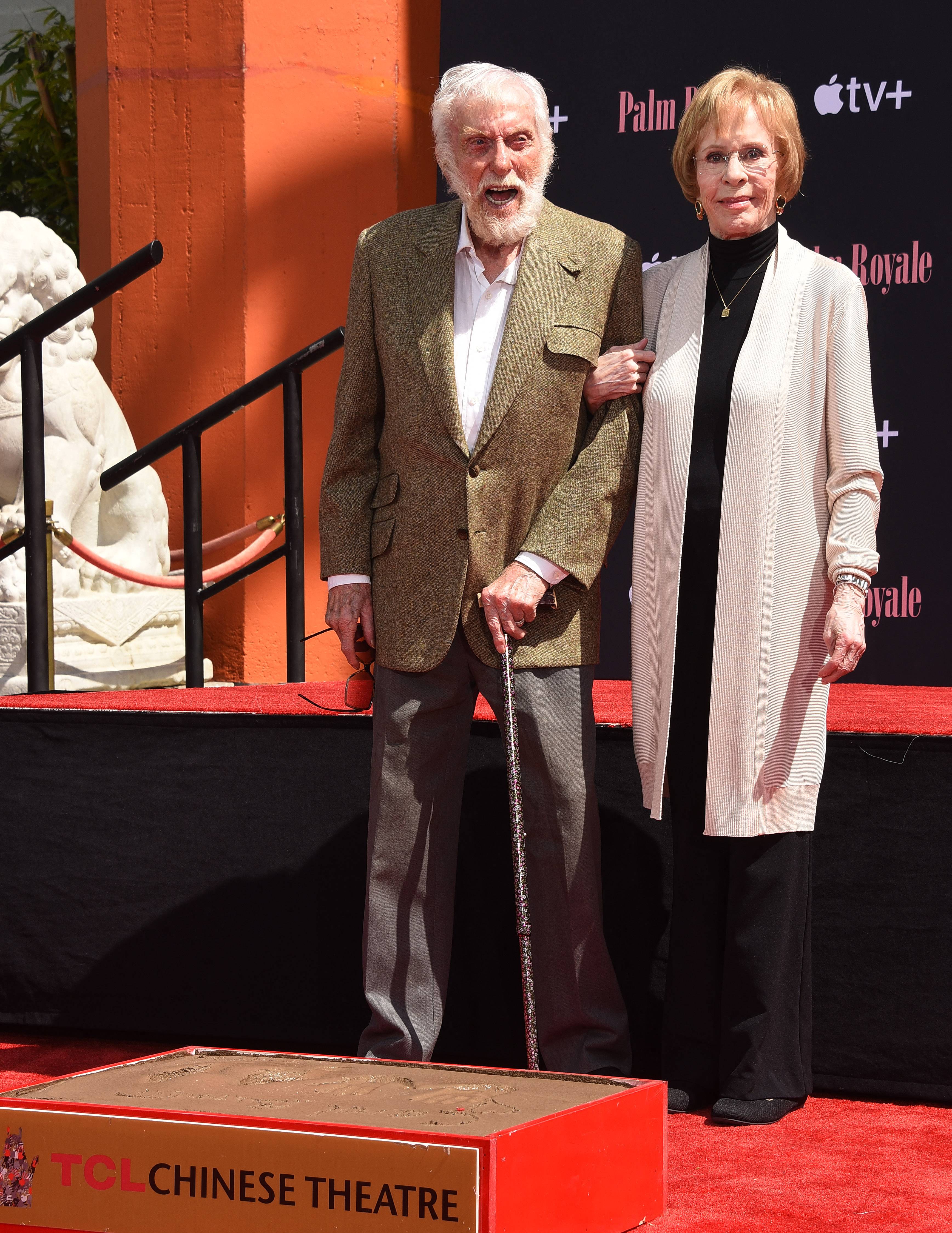 Dick Van Dyke and Carol Burnett.