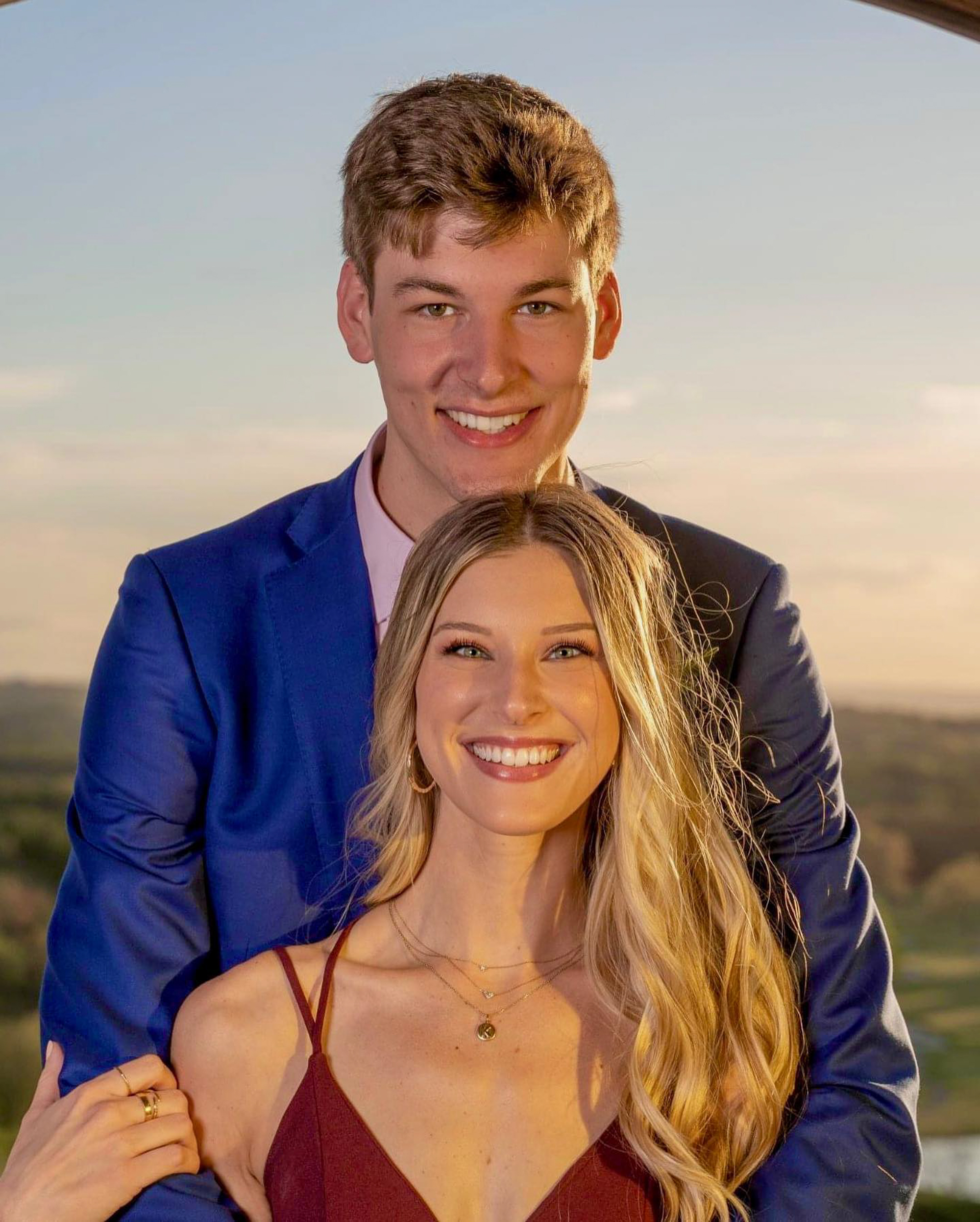 Kyle Filipowski and Caitlin Hutchinson.