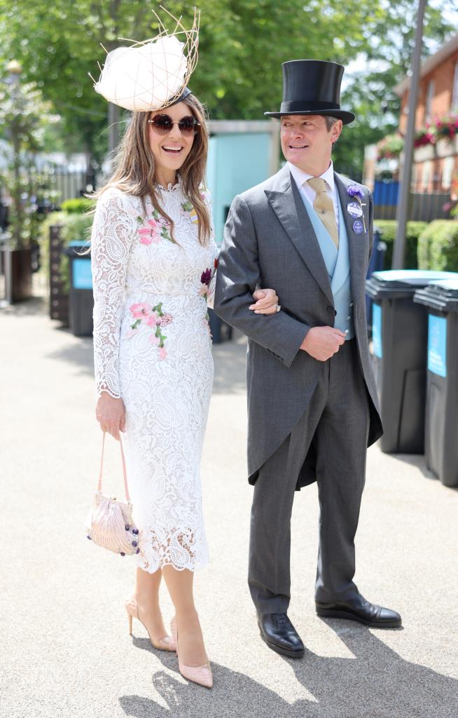 Elizabeth Hurley and Henry Birtles