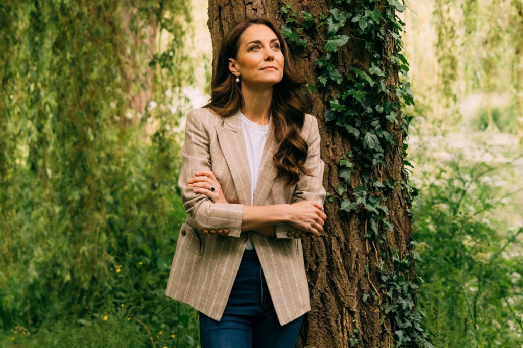 Kate Middleton in the woods