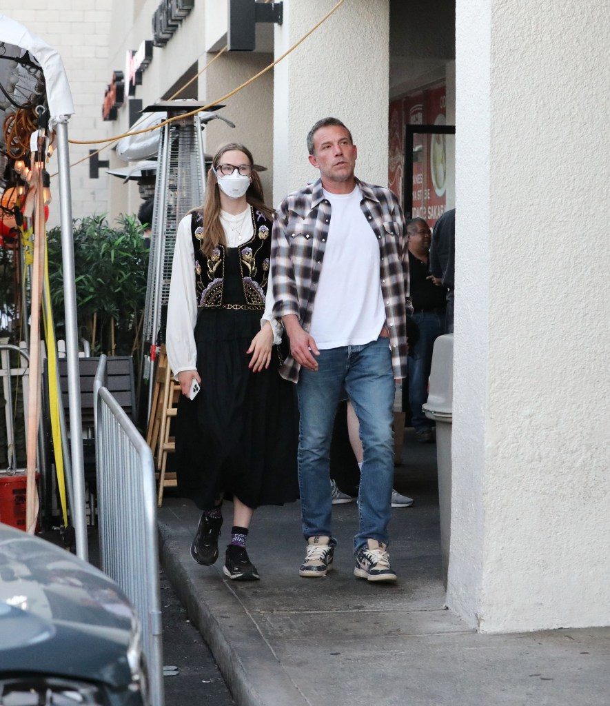 Ben Affleck and daughter Violet