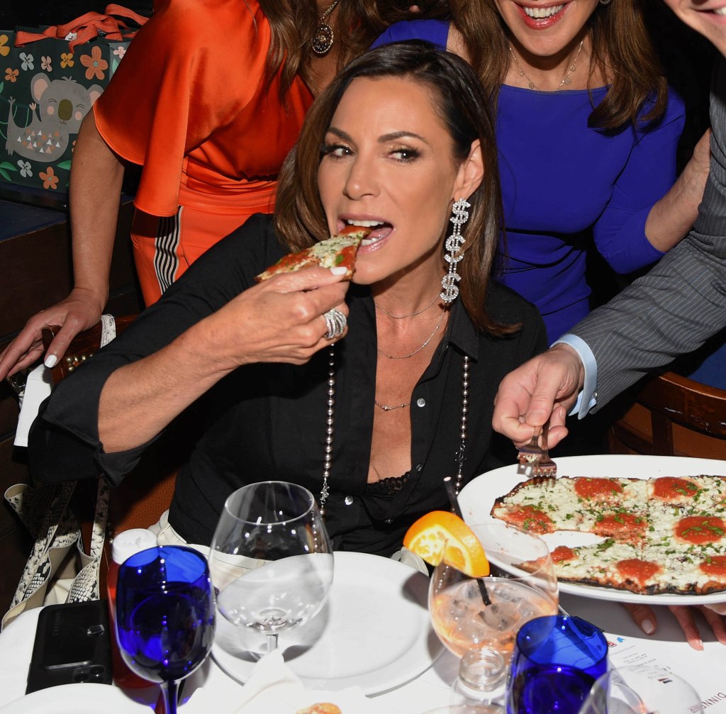 Luann de Lesseps at Fresco by Scotto. 