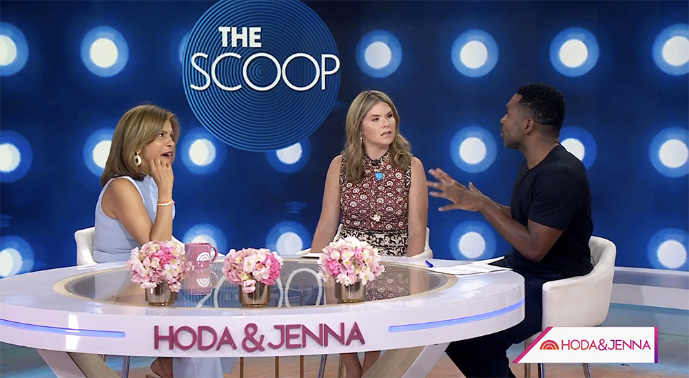 Hoda Kotb, Jenna Bush Hager and Justin Sylvester on "Today"