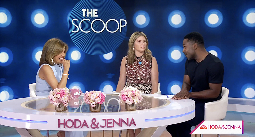 Jenna Bush Hager, Hoda Kotb and Justin Sylvester on "Today"