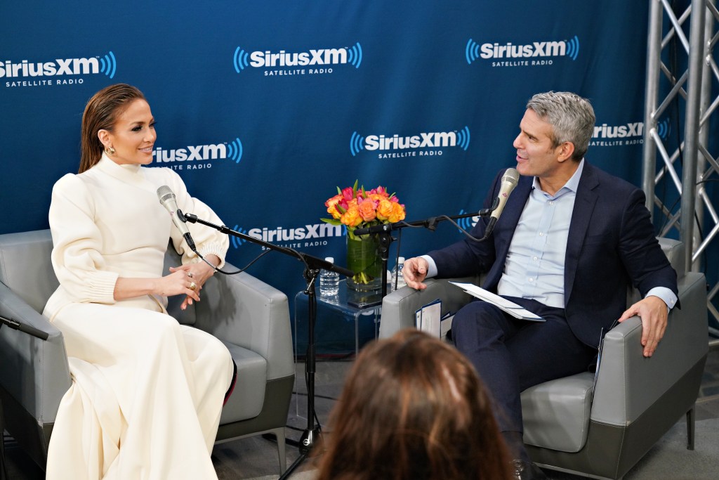 Andy Cohen and Jennifer Lopez