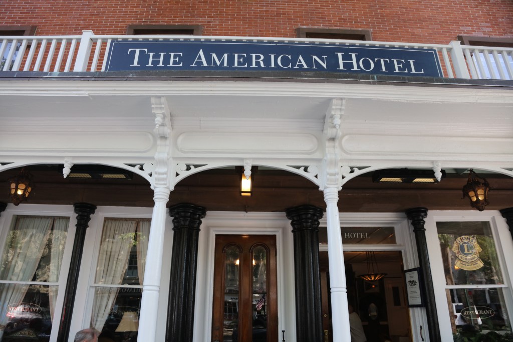 The American Hotel in Sag Harbor. 