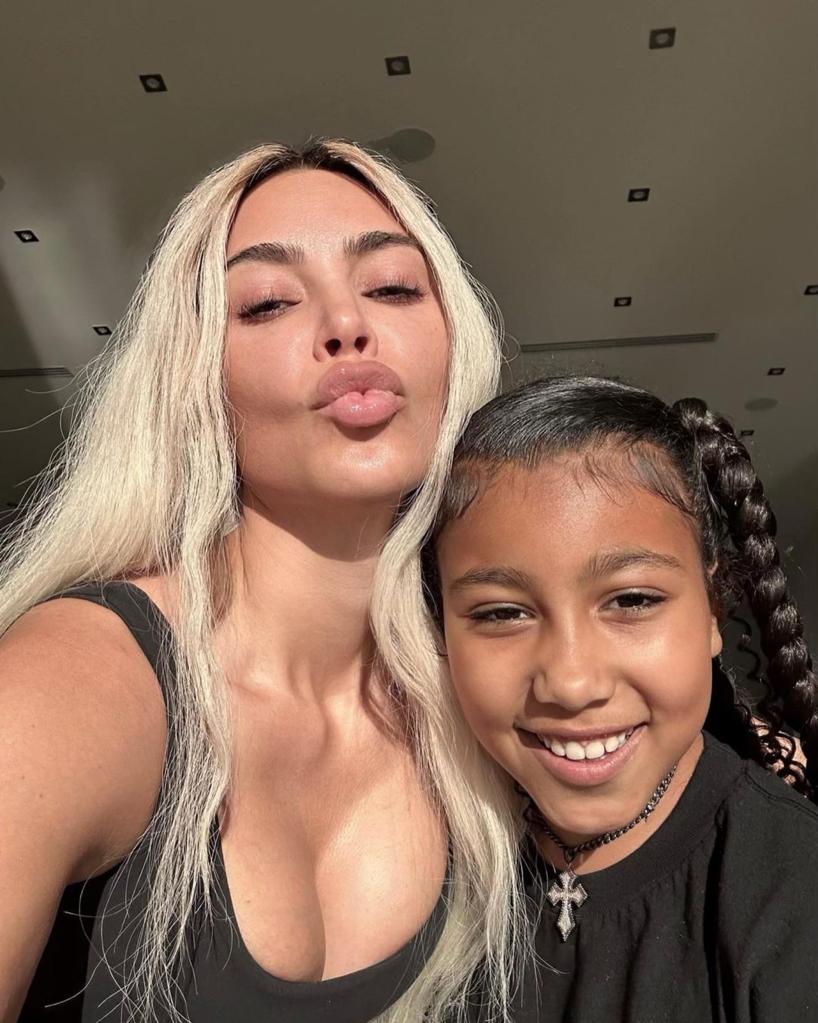 Kim Kardashian and North West