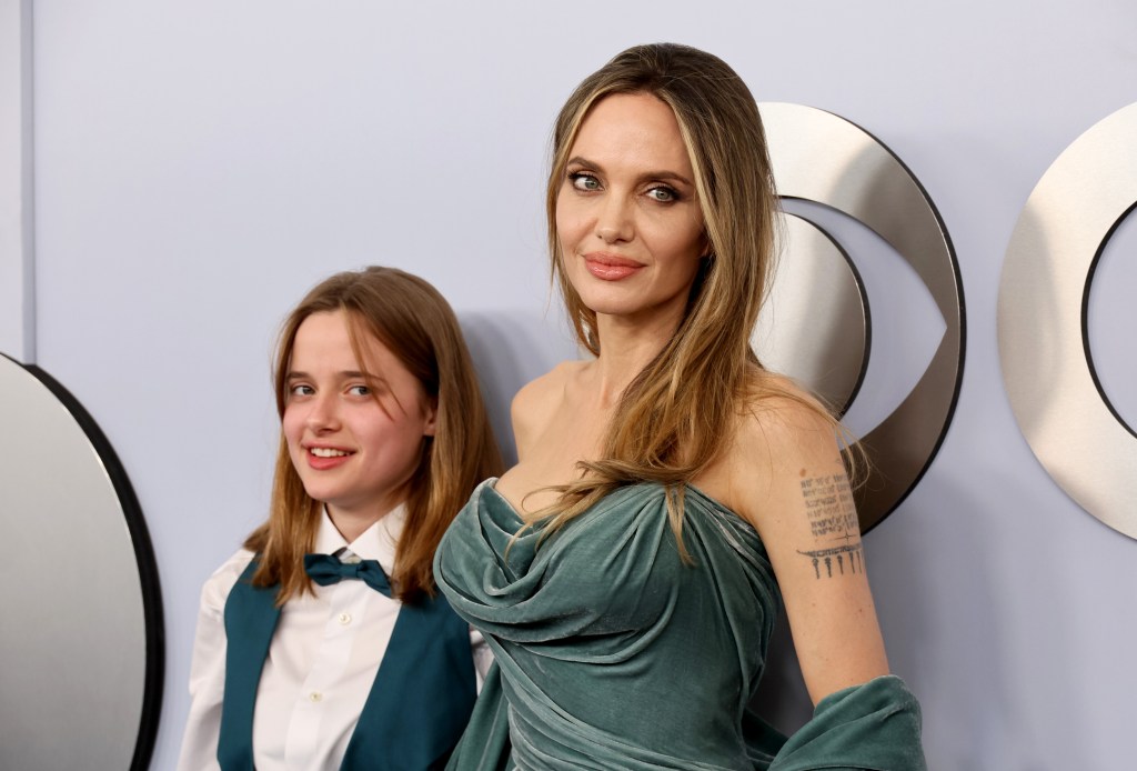 Angelina Jolie and Vivienne Jolie-Pitt at the 2024 Tony Awards