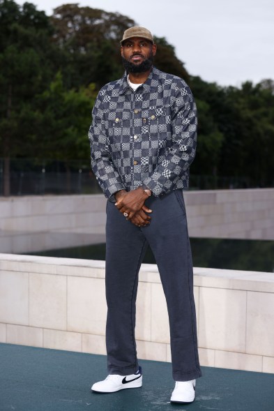 LeBron James The Prelude to Olympics 2024 event at Fondation Louis Vuitton