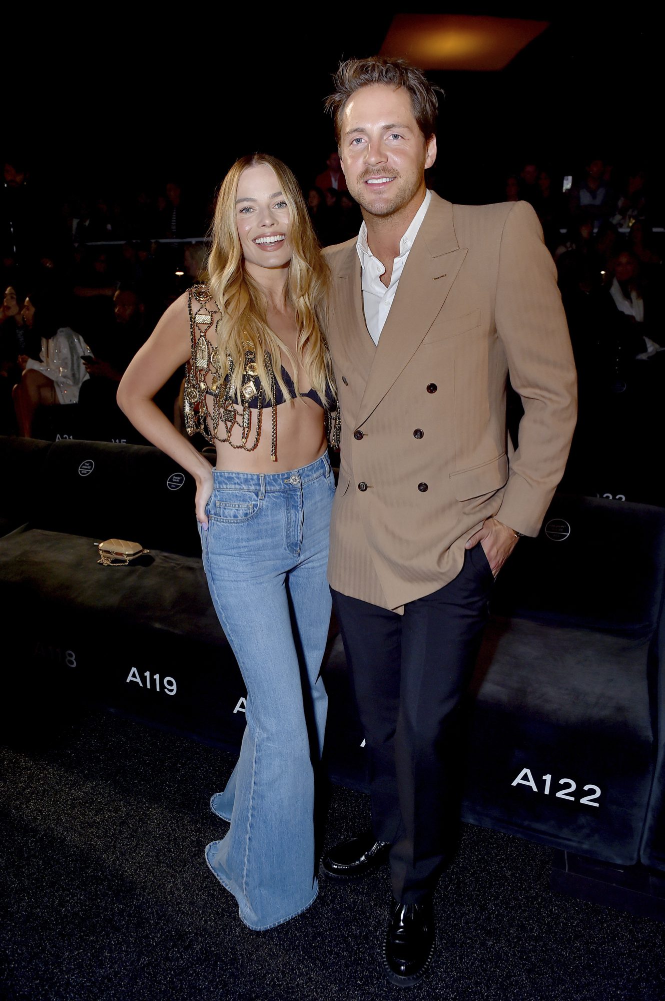 Margot Robbie and Tom Ackerley attend the Chanel Cruise.