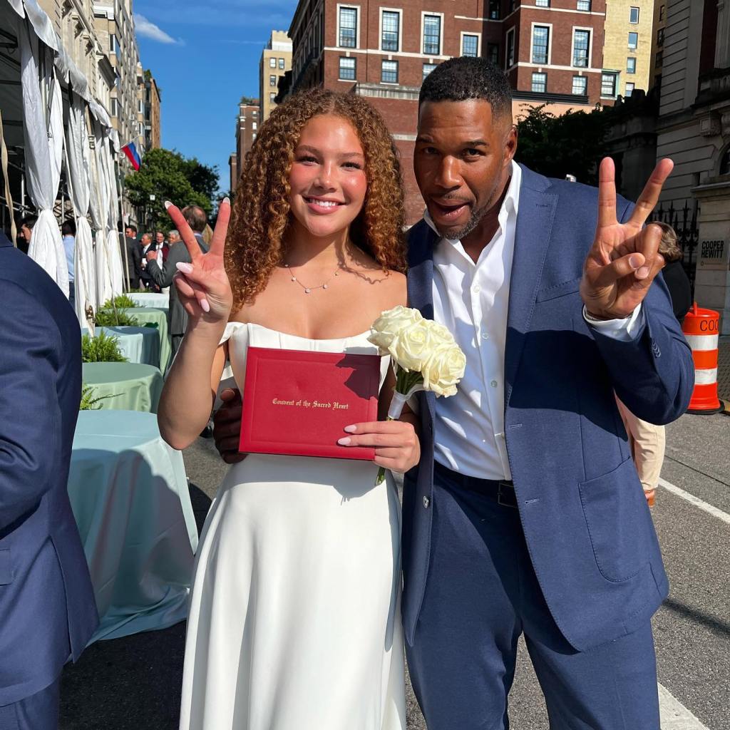 Michael Strahan and daughter Isabella