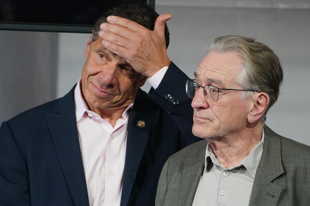 Robert De Niro and Andrew Cuomo