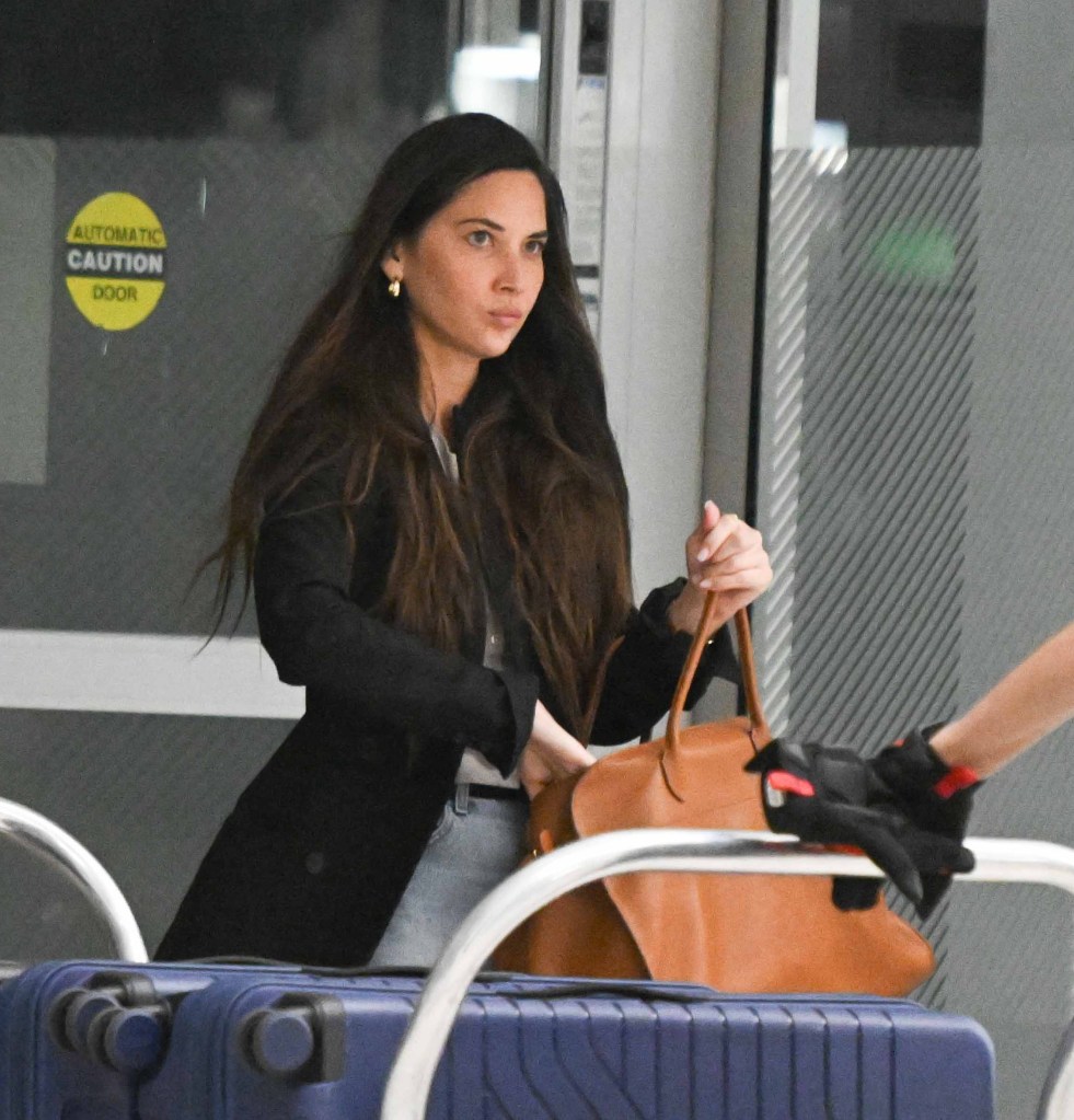 Olivia Munn at JFK Airport. 