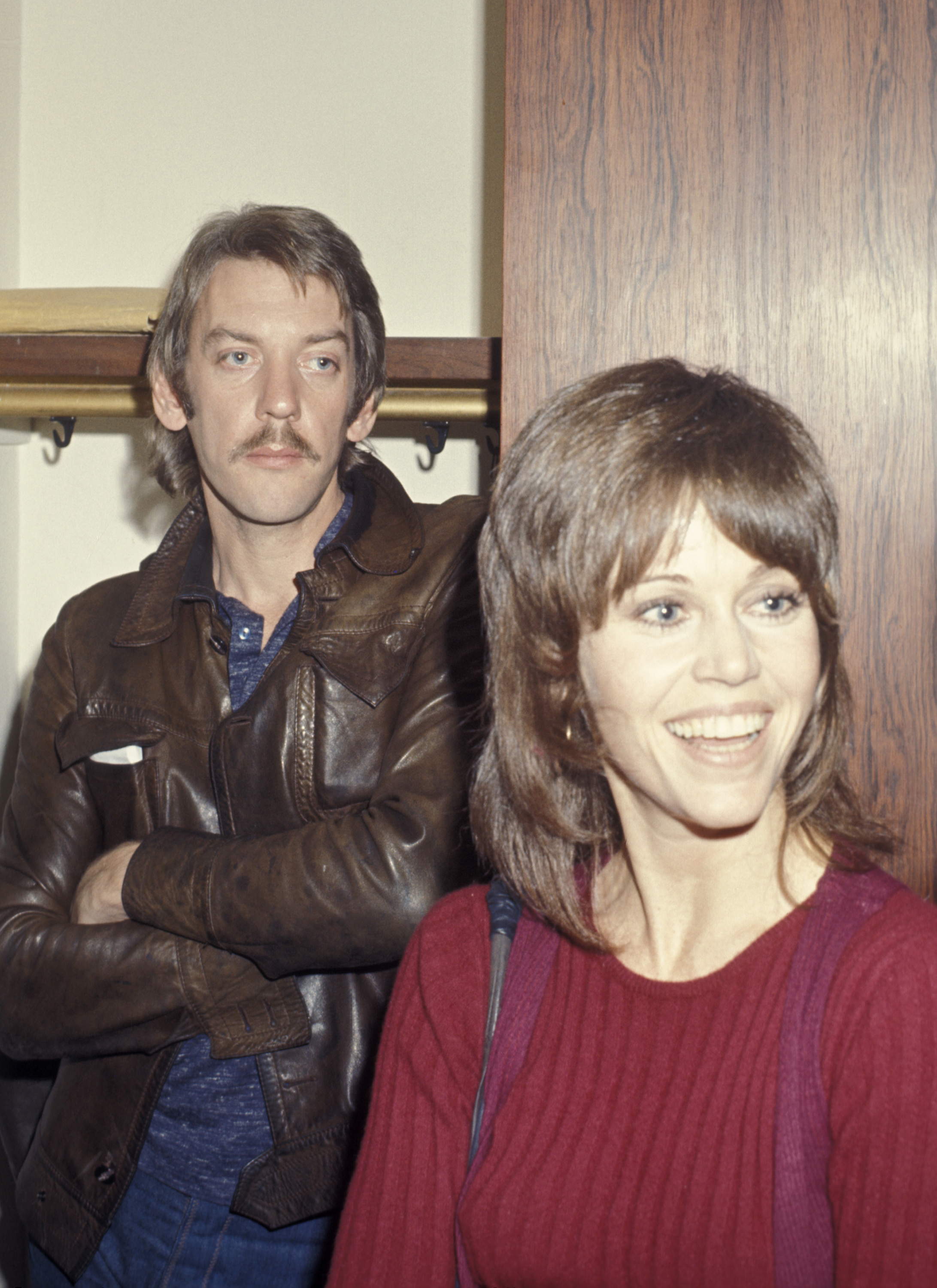 Jane Fonda and Donald Sutherland