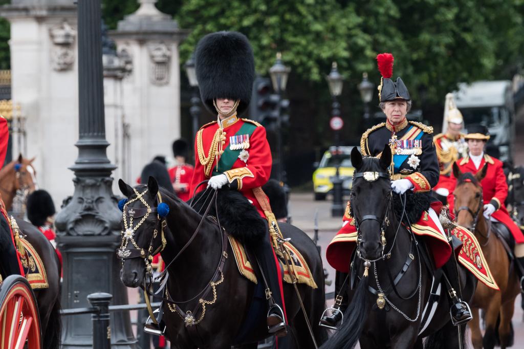 Princess Anne on horseback