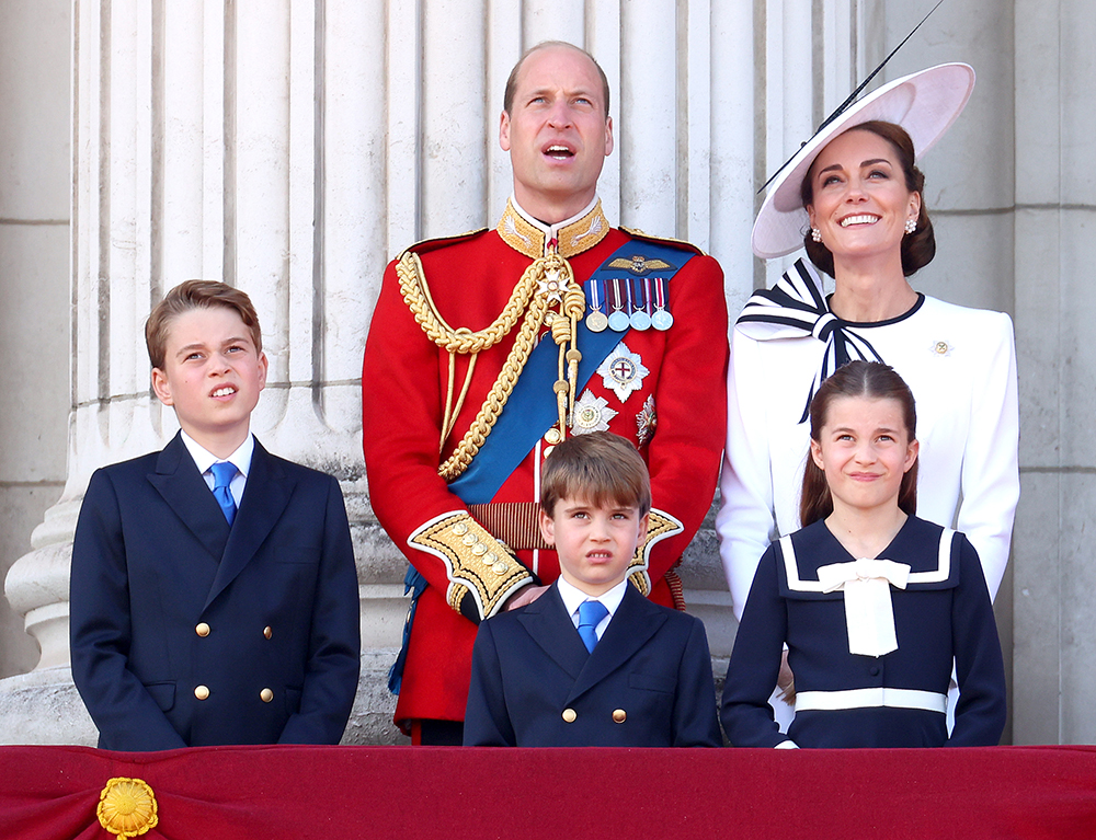 Prince William, Kate Middleton, Prince George, Prince Louis. Princess Charlotte