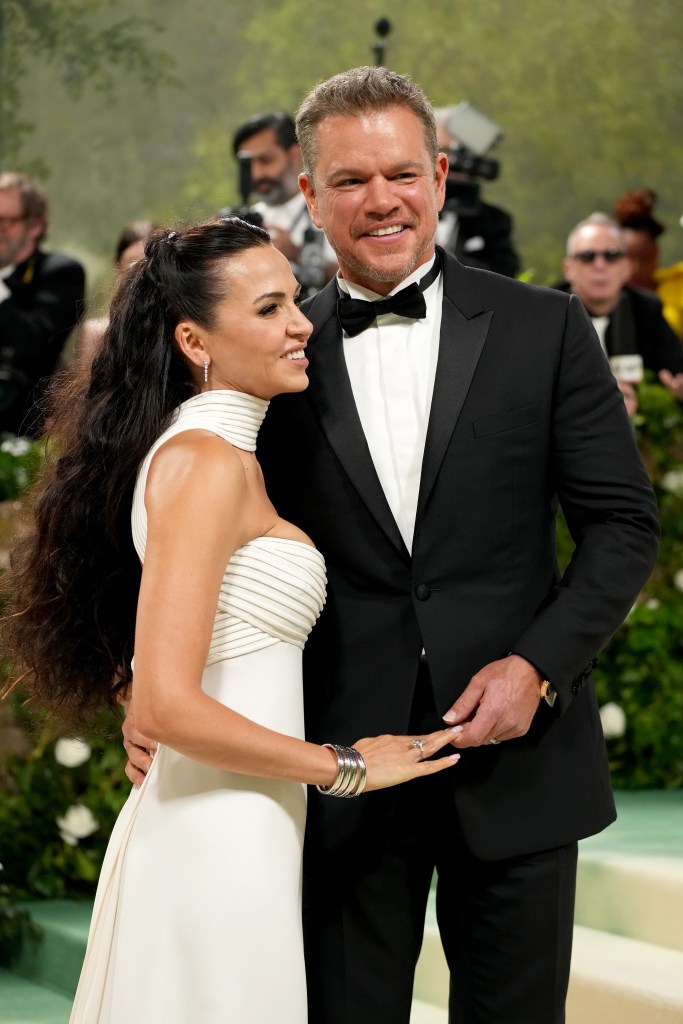 Matt Damon and Luciana Barroso