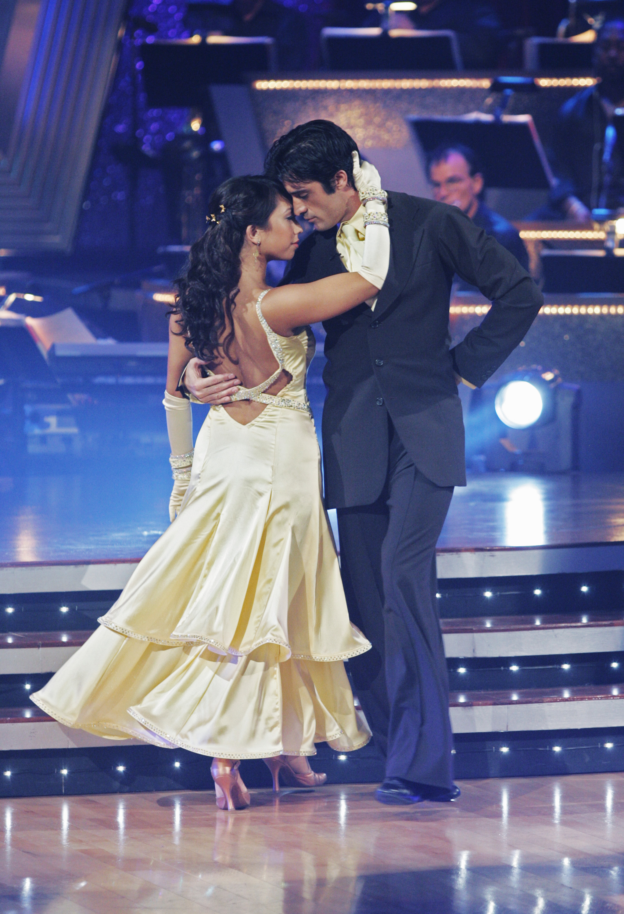 Cheryl Burke and GILLES MARINI dancing on "DWTS"