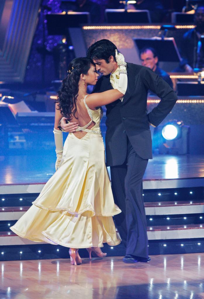 Cheryl Burke and GILLES MARINI dancing on "DWTS"