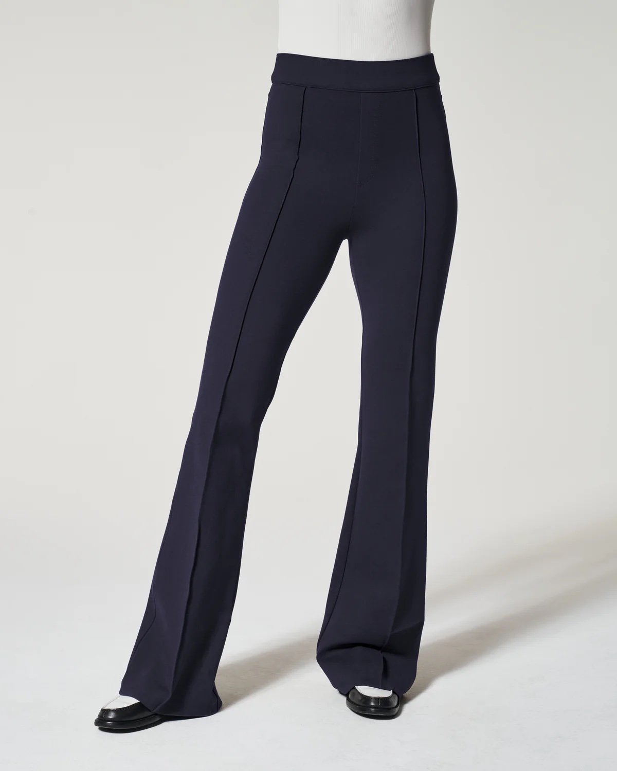 hi-rise flare pants