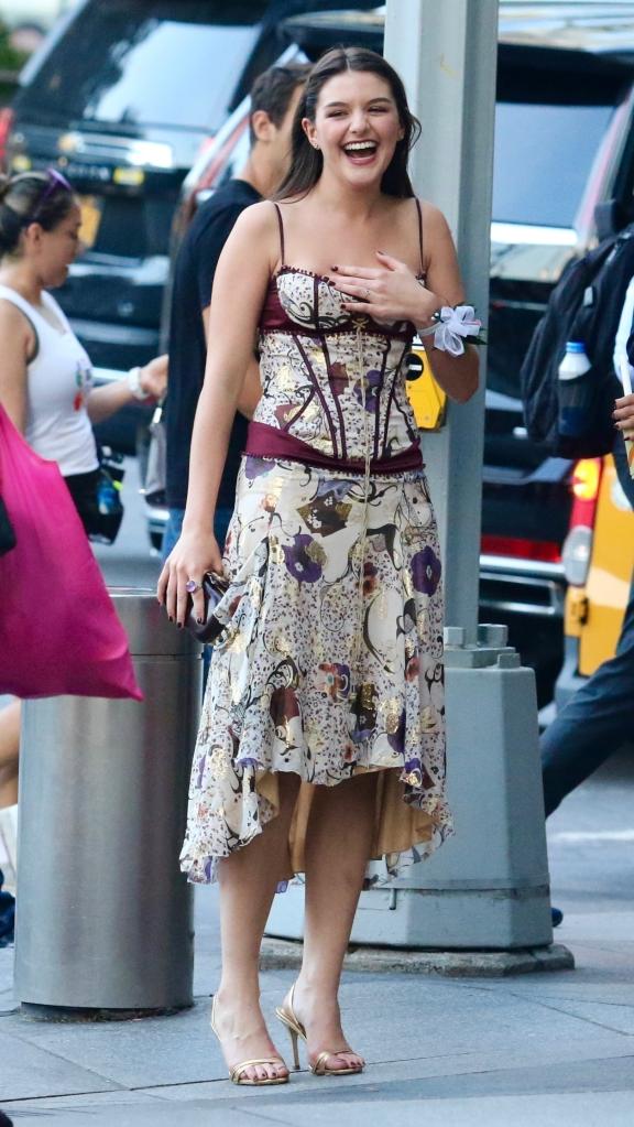 Suri Cruise at prom.