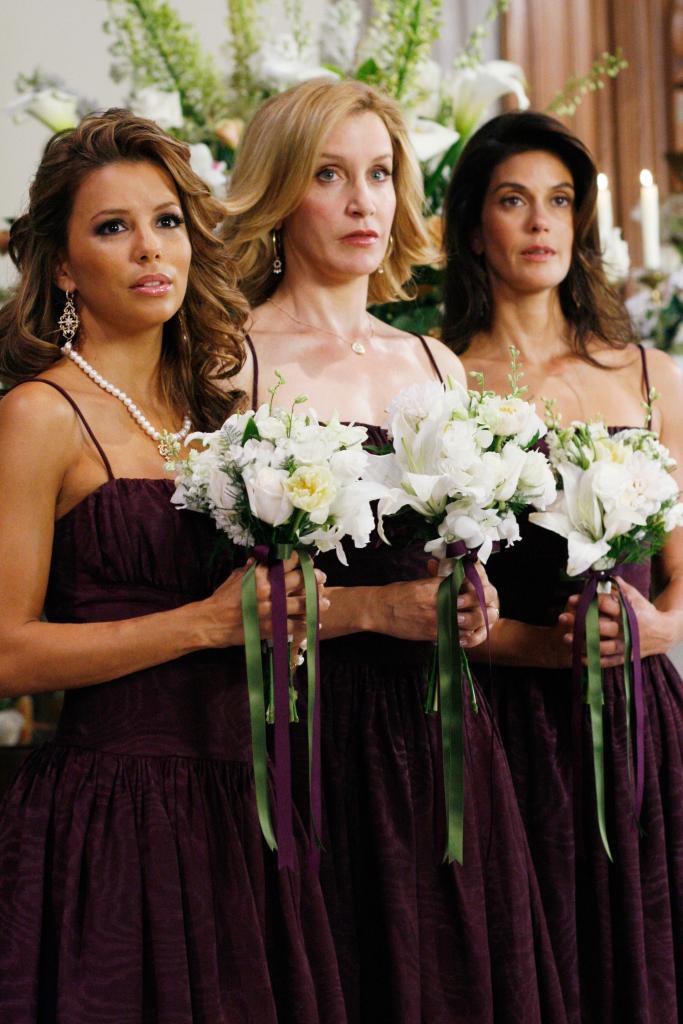 Eva Longoria, Felicity Huffman and Teri Hatcher in a scene from "Desperate Housewives."