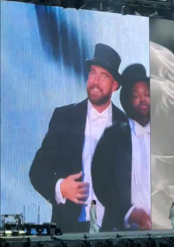 Taylor Swift brought Travis Kelce up on stage during London Eras Tour stop