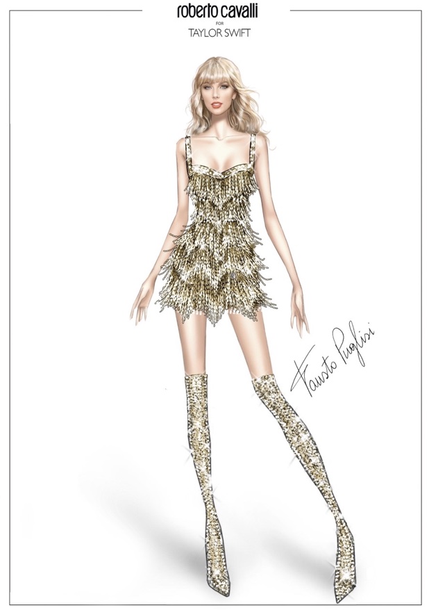 Taylor Swift outfit sketch