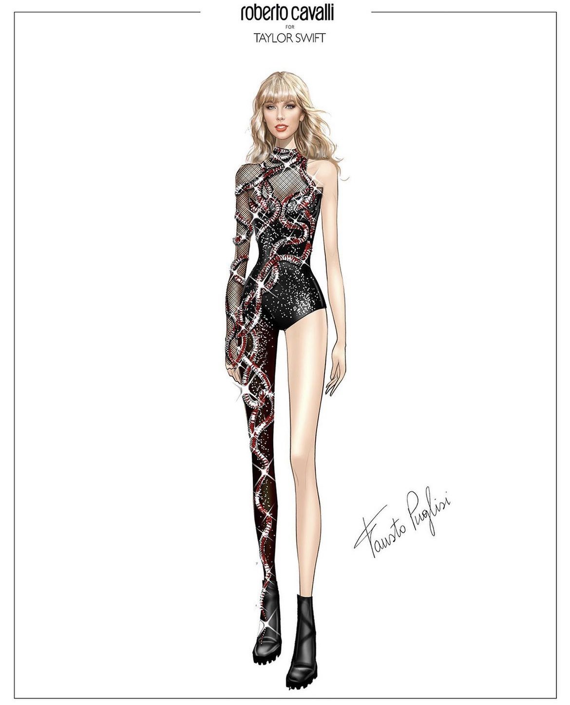 Taylor Swift outfit sketch