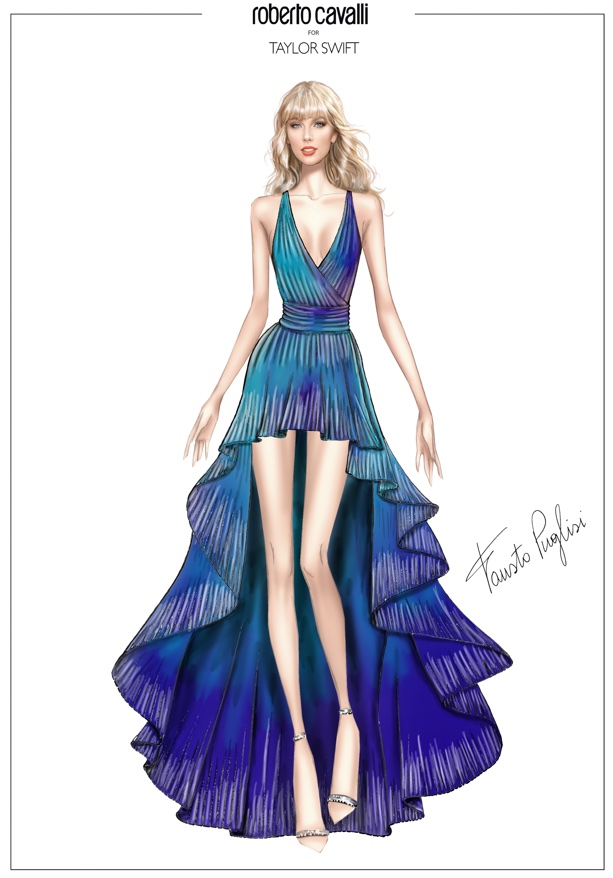 Taylor Swift outfit sketch