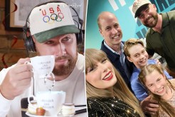 Travis Kelce, Taylor Swift, Prince William, Prince George and Princess Charlotte