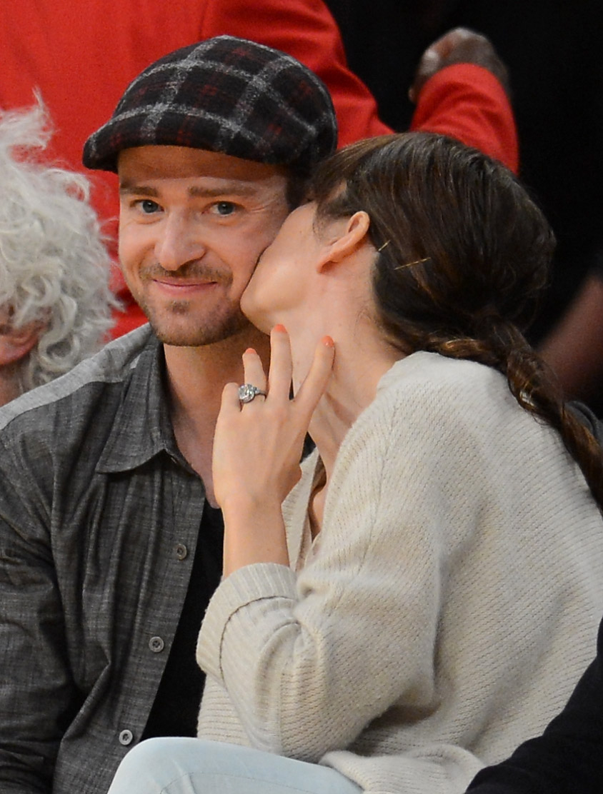 Justin Timberlake and Jessica Biel