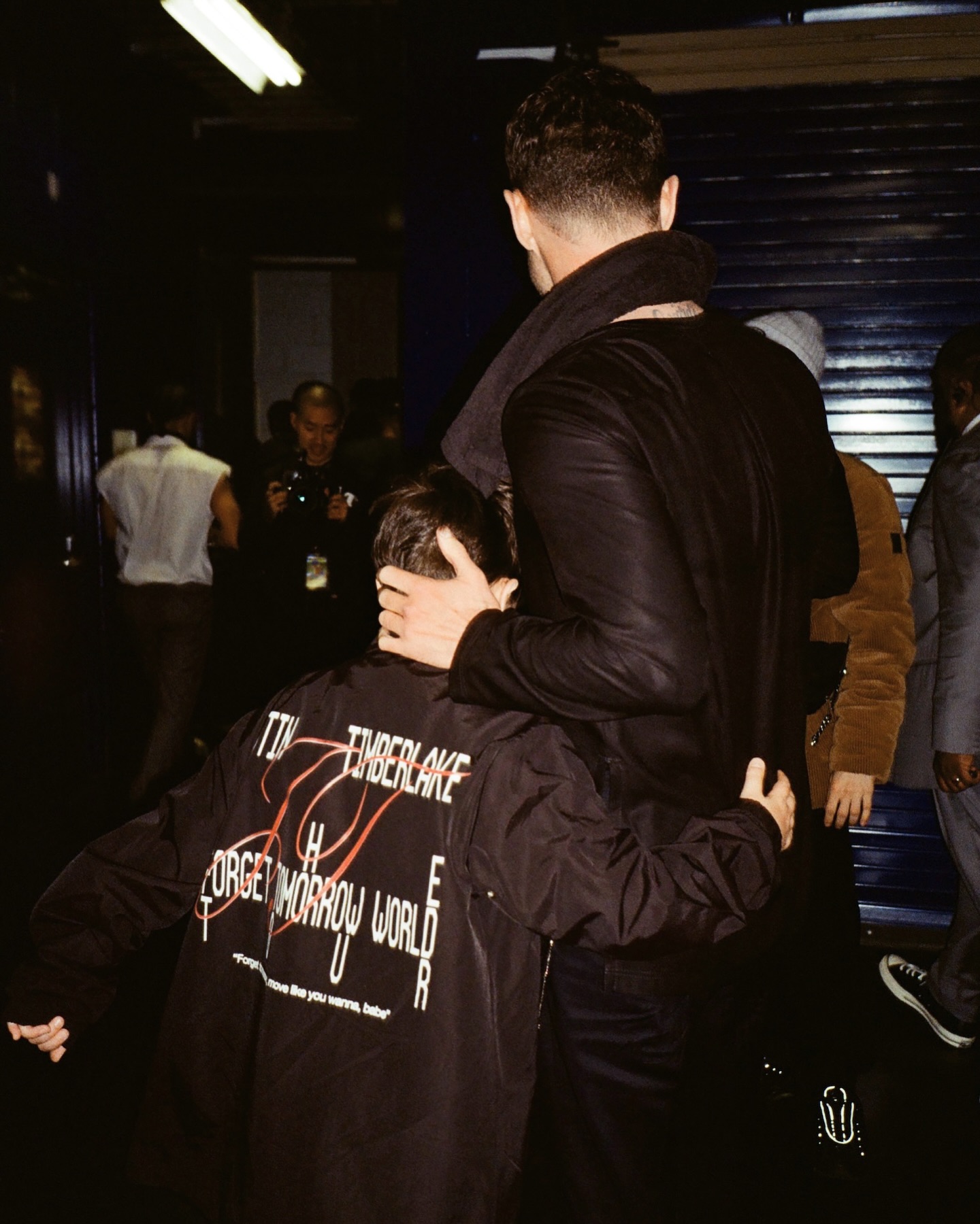 Justin Timberlake with Silas.