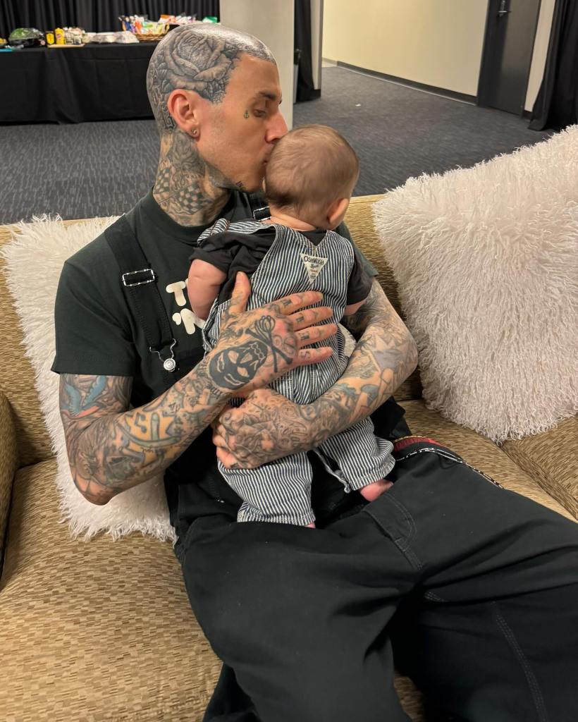 Travis Barker and son Rocky