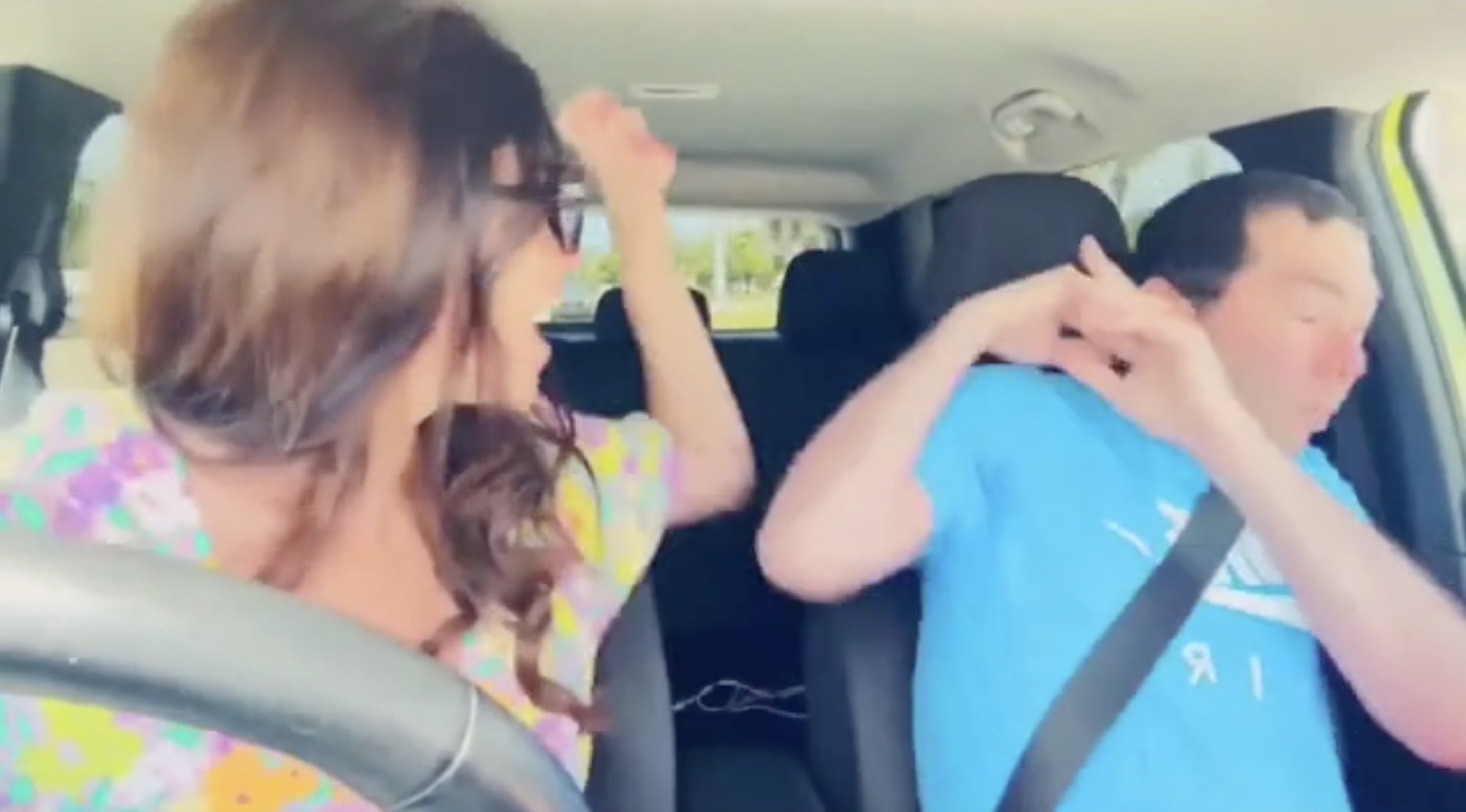 elisa jordana assaulting her fiance in a car