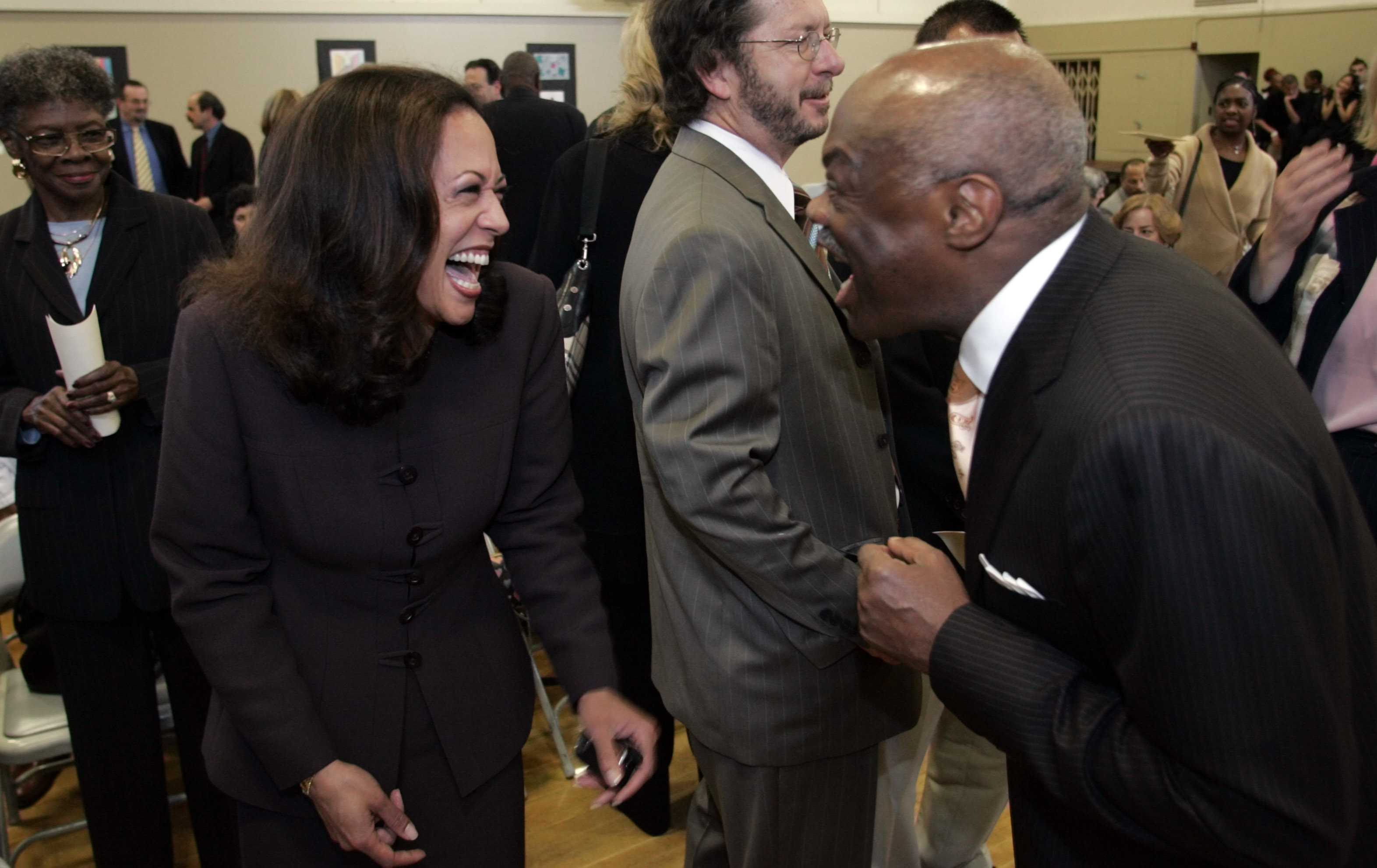 Kamala Harris and Willie Brown in 2005.