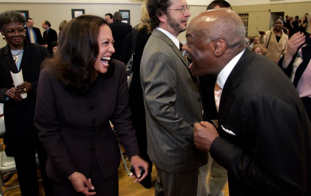 Kamala Harris and Willie Brown in 2005.