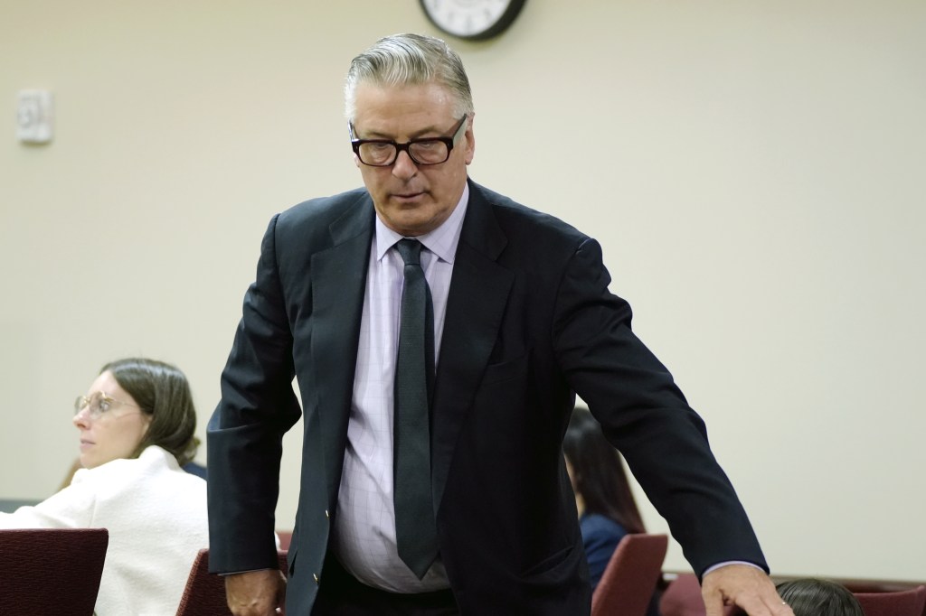 Alec Baldwin in court