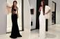 Vera Wang is 'fine as wine' in two sleek and slinky gowns for 75th birthday party