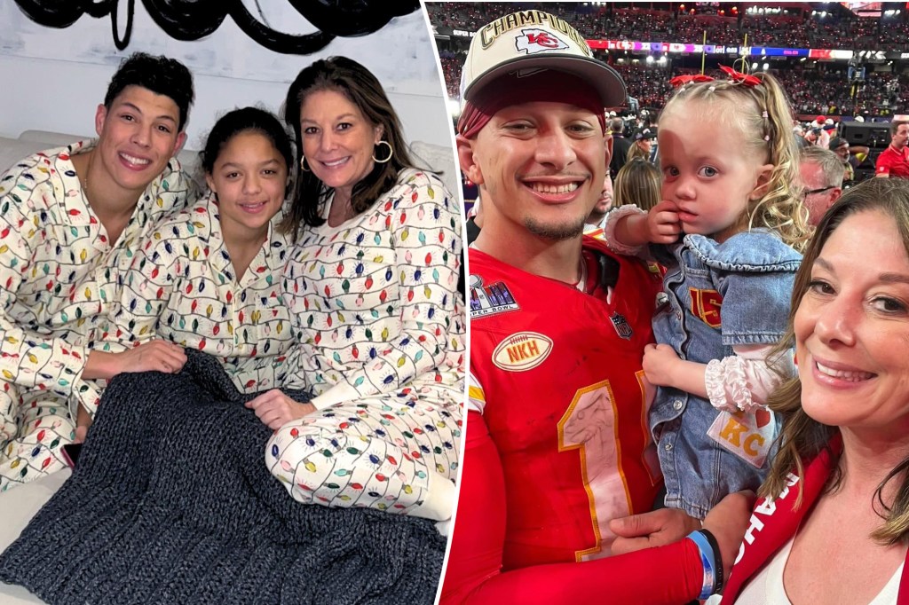 Patrick Mahomes’ mom cries over son’s fame, admits she’s ‘jealous’ of friends’ kids: ‘We just want to be normal’