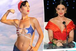 Katy Perry wears barely-there patriotic ensemble while celebrating Fourth of July