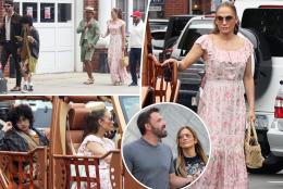 Jennifer Lopez steps out in the Hamptons with Emme, pals after spending Fourth of July apart from Ben Affleck