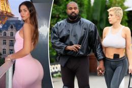 Model Mikaela Lafuente, 22, claims married Kanye West, 47, asked her to 'hang out' in 'inappropriate' DMs