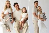 Patrick Mahomes, Brittany Mahomes and kids