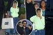 Reign Disick, 9, flips off the paparazzi outside of Nobu with dad Scott, sister Penelope and North West