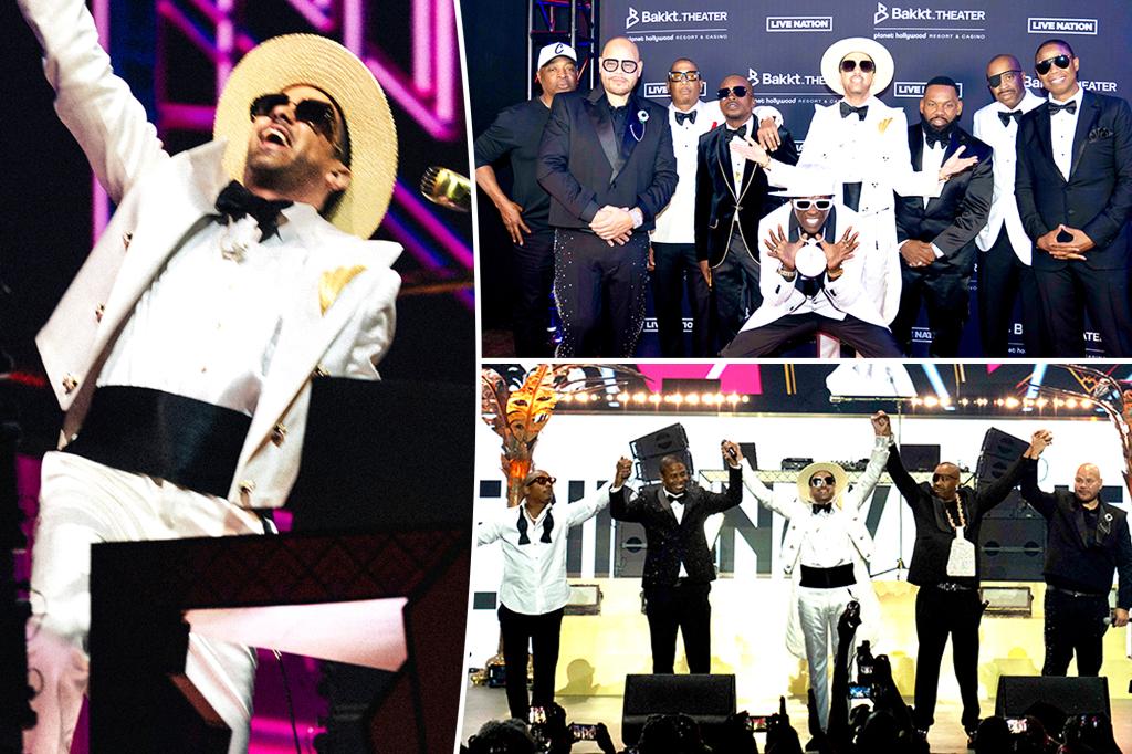 Hip hop’s hip Las Vegas ‘Rat Pack’ ‘rolling through the casinos’ in tuxes during DJ Cassidy residency