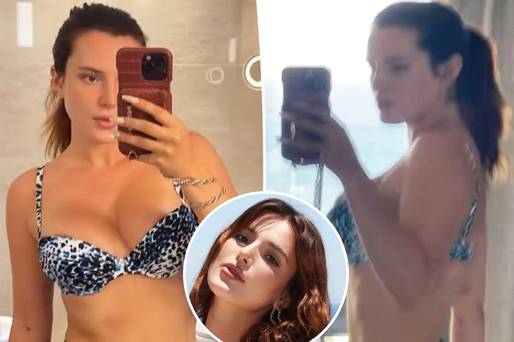 Bikini-clad Bella Thorne slams Ozempic for setting ‘crazy beauty standards’ in Hollywood