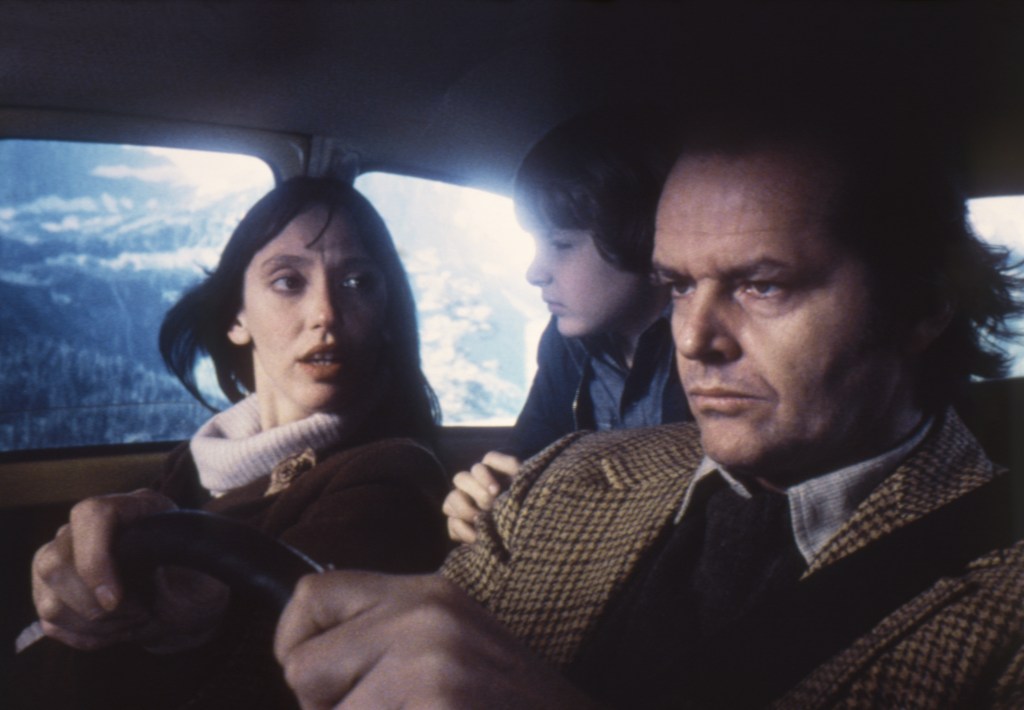 Jack Nicholson, Danny Lloyd and Shelley Duvall in "The Shining"