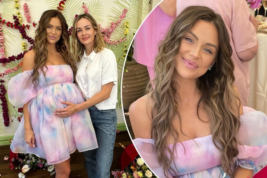 Randall Emmett’s ex Ambyr Childers attends pregnant Lala Kent’s baby shower